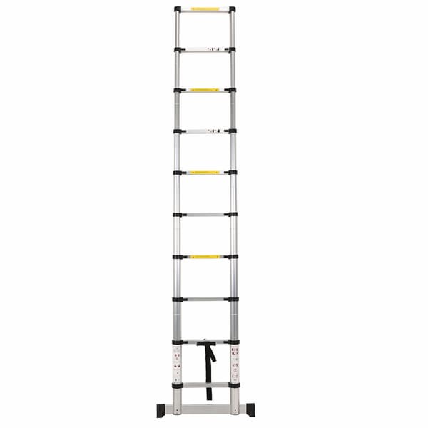 2_9m Aluminum Telescopic ladder With Stabilize Bar